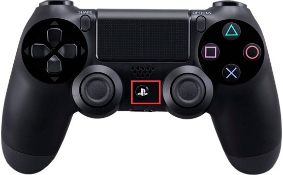 Press the PS Button to Connect PS4 to Roku 