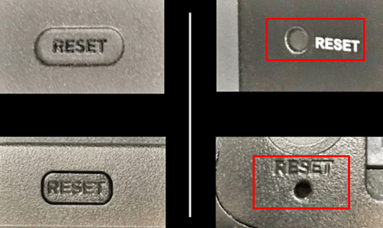 Use the Reset button on Roku TV