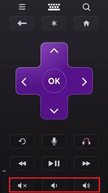 Press the Volume Button