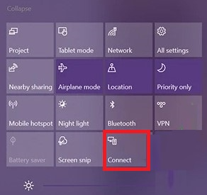 Select the Connect Tile