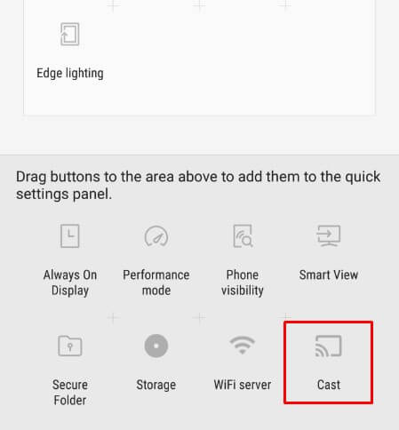 Click the Cast Icon