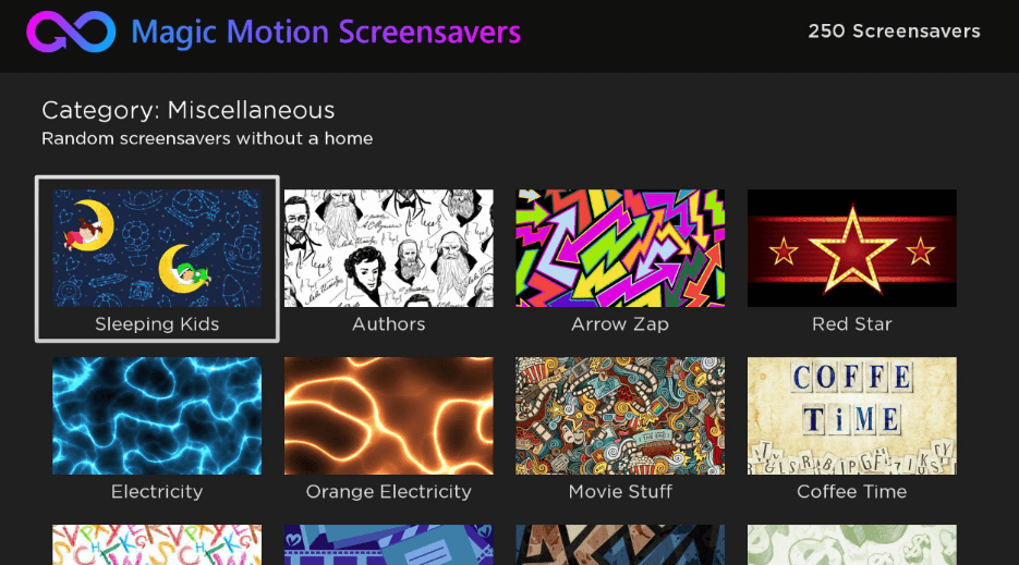 Magic Motion Screensaver