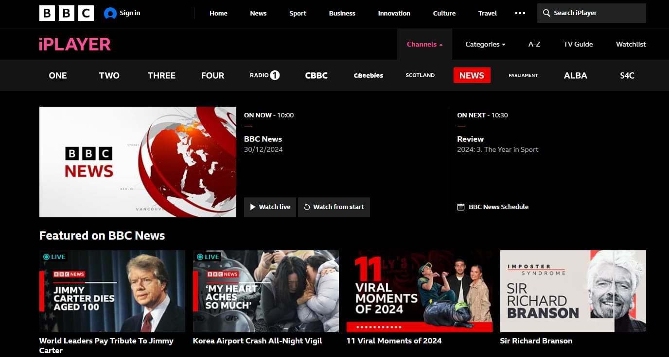 BBC iPlayer on Roku - BBC NEWS