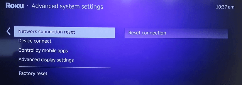 Reset your network connection to resolve Roku error code 014.30