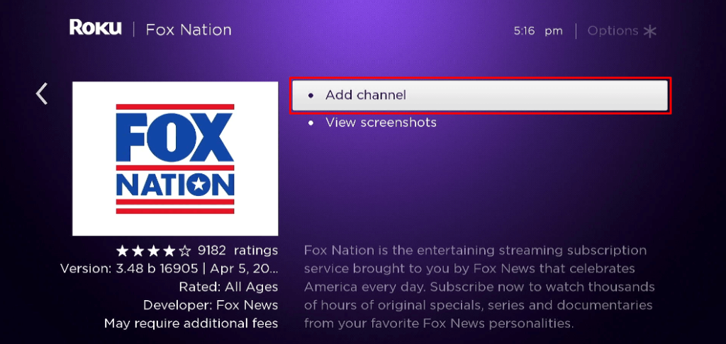 Click Add Channel