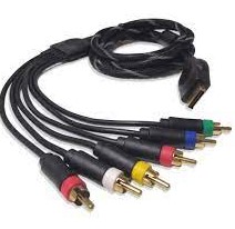 Connect Component Cable to Projector and Roku TV