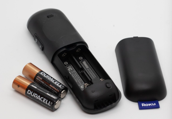Remove Batteries on Roku Remote