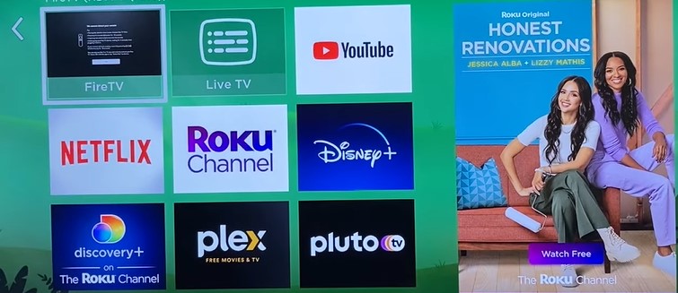 Click Fire TV Option
