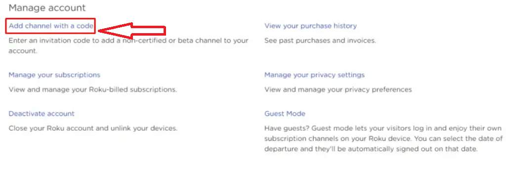 Add Roku Private Channels