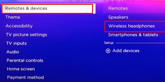 Select Remote Devices