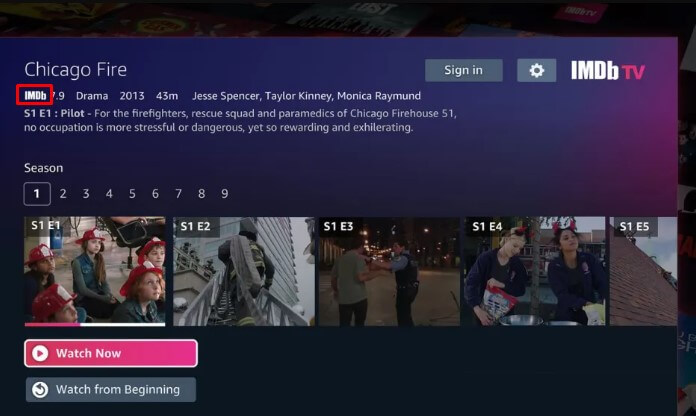 Roku IMDB Rating