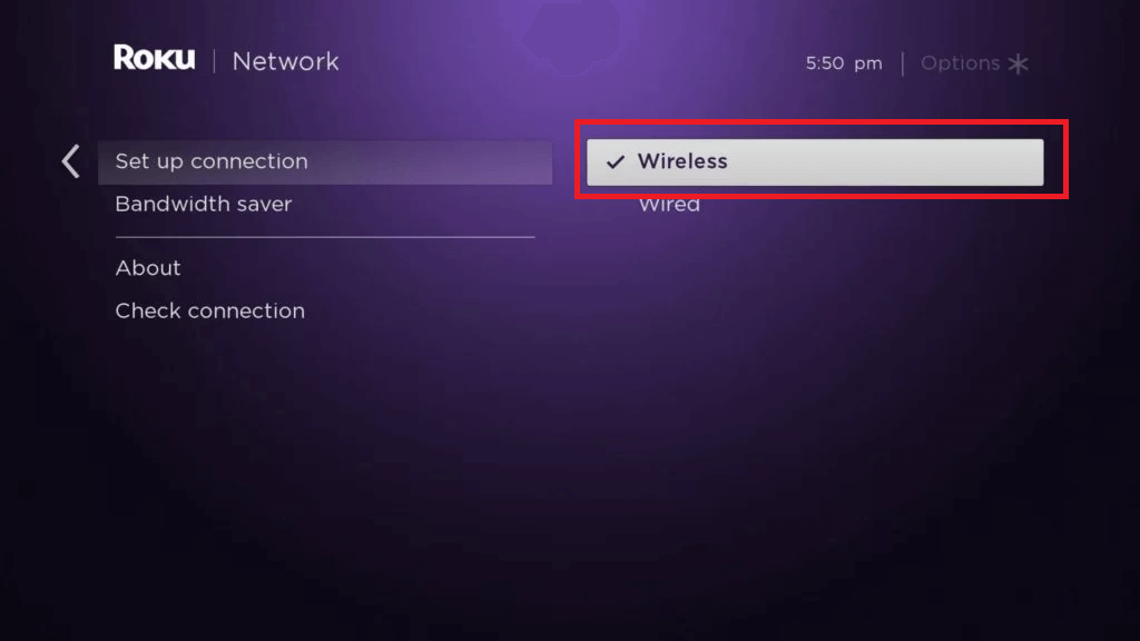 Choose Wireless
