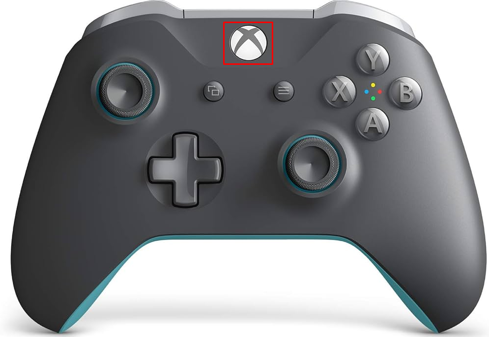 Press the Xbox button on controller