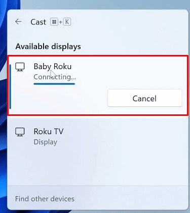 Select your device and watch Fibe on Roku