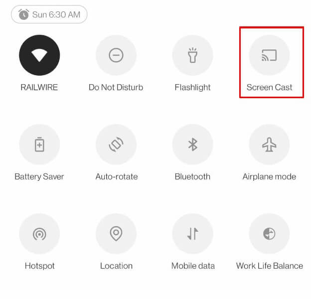 Screen Mirror Chive TV app on Roku from Android