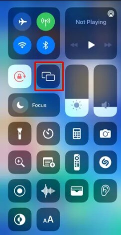 Click the Screen Mirroring icon
