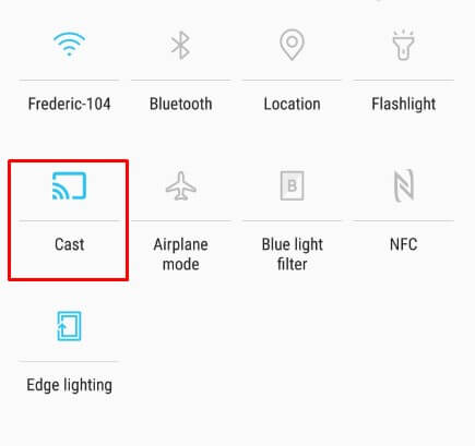 Select the Cast icon