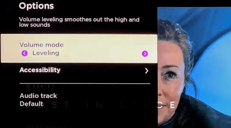 Volume modes on Roku
