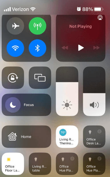 Tap the Screen Mirroring icon