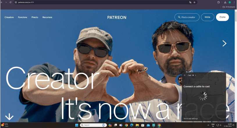 Visit Patreon Webpage