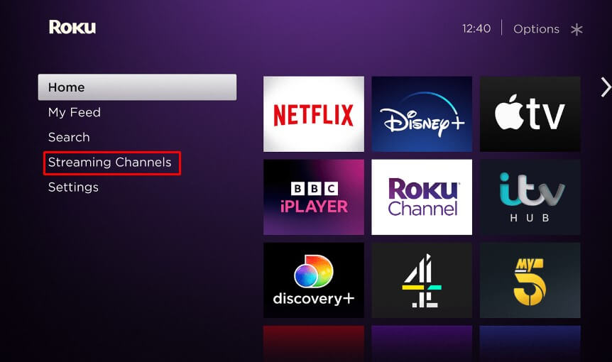 Streaming Channels on Roku