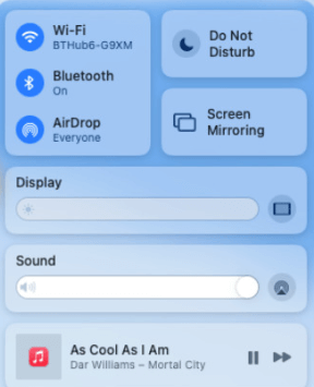 Hit Screen Mirroring icon