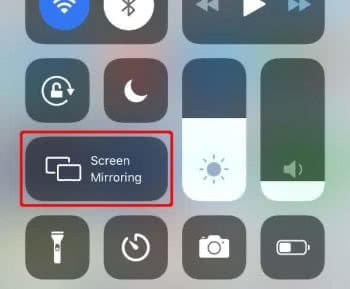 Click on Screen Mirroring icon