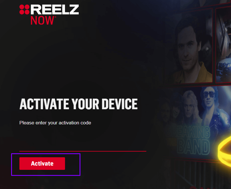 REELZ on Roku-Activate