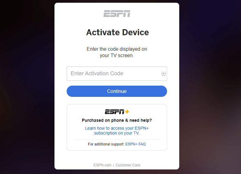 SEC Network on Roku-Activate