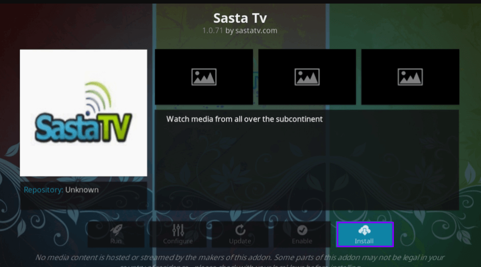 Sasta TV on Roku-Install Sasta TV