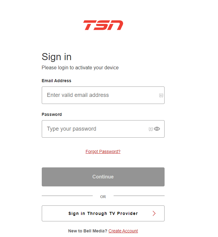 TSN on Roku-Activate