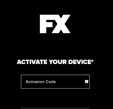 Enter the code and activate FX Channel on Roku device