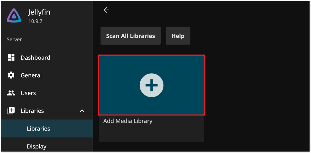Add files you want to stream with Jellyfin on Roku