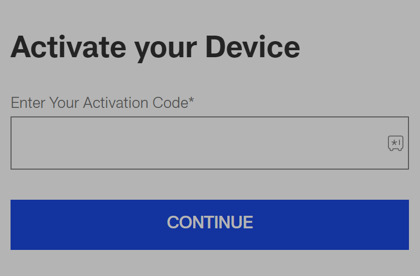 Enter the code and activate the NFL app on Roku