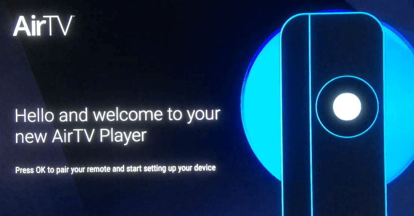 AirTV on Roku: Click on OK to pair the AirTV Remote to streaming box