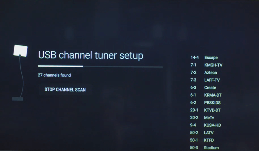 AirTV on Roku: Scan for OTA channels on AirTV