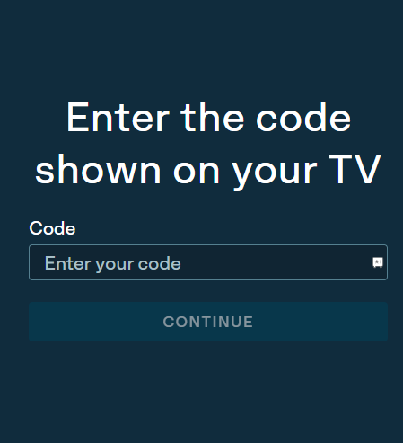 Enter the code and activate ITV app on Roku TV