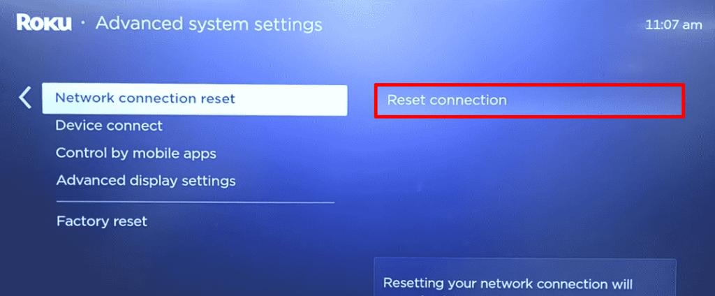 Reset your Roku network settings and fix the error code 016
