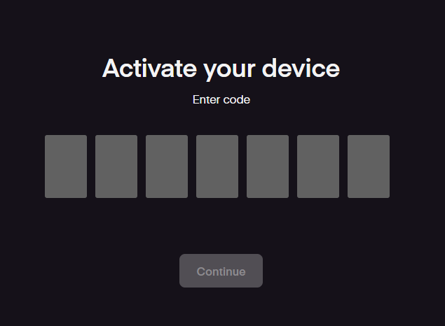 Enter the code and activate BET+ app on Roku TV