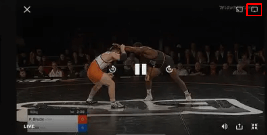 AirPlay FloSports on Roku via iPhone