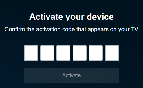 Enter the code and click on Activate to stream Haystack News on Roku