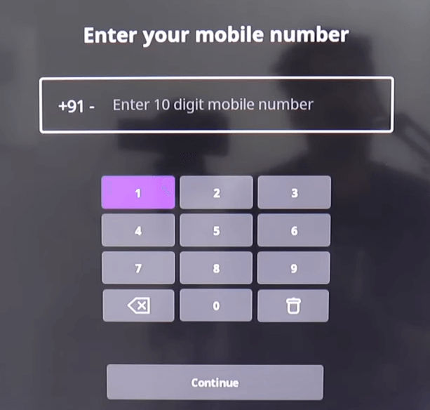 Enter the OTP and link your Zee5 account on Roku
