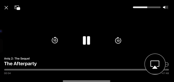 AirPlay Apple TV on Roku via iPhone