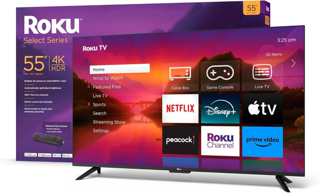 Best Black Friday Deals of Roku: Roku Select 55 Inch 4K TV