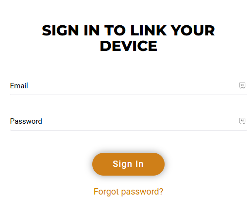 Enter the login details and activate Country Road TV on Roku