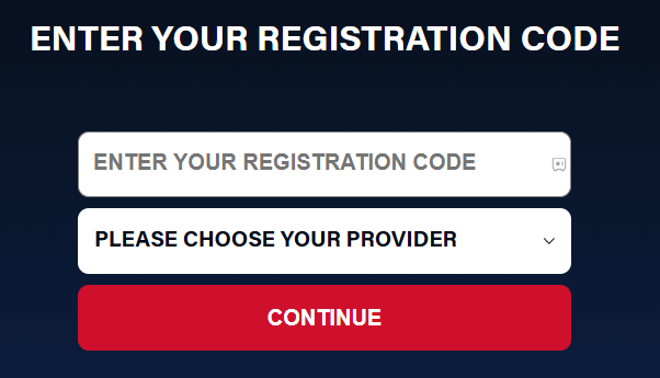 Enter the code and activate Marquee Sports Network on Roku