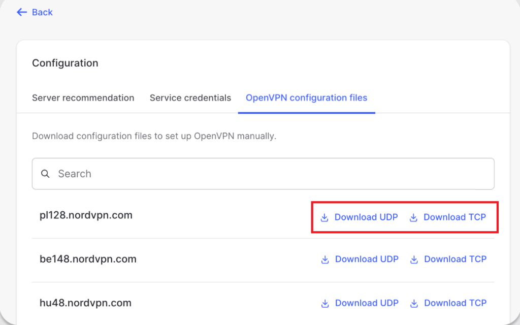 Tap Download UDP