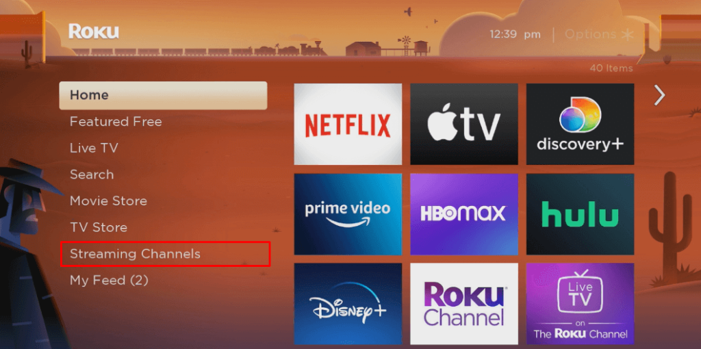 Click Streaming Channels